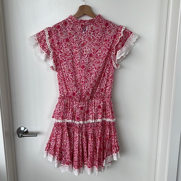 Misa Los Angeles Lilian Dress in Pink Animal Floral - Picture 6 of 10